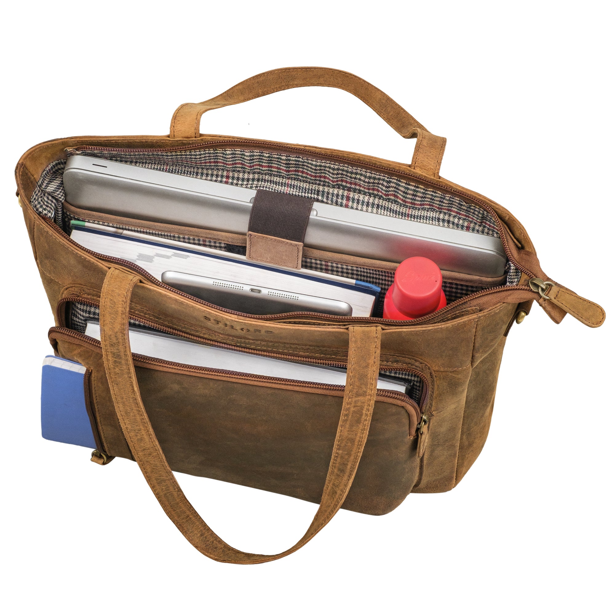 mittelgroße Leder Handtasche für Damen