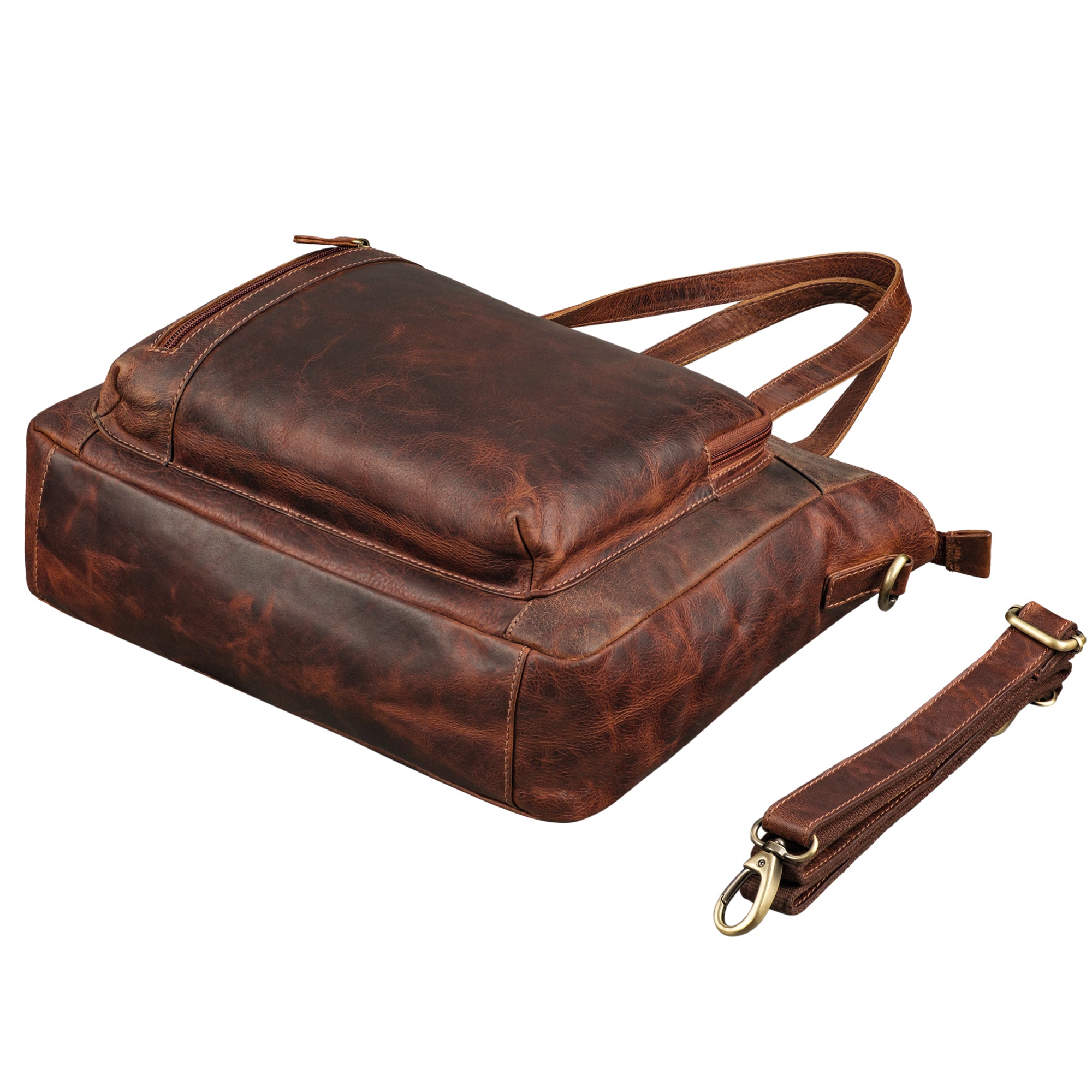 braune Handtasche für Damen