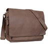 Segunda opción "Nick" Bolso de mensajero de cuero vintage