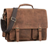 "Clifford" Maletín de Cuero Vintage para Hombre