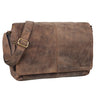 "Alex" Bolso Vintage De Cuero Unisex Para Negocios Hombres Y Mujeres