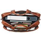 Aktentasche Bürotasche Herren Leder braun Retro