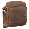 "Trae" Bolso De Cuero Hombre Bandolera Pequeña Vintage Messenger