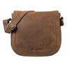 "Diana" Bolso de mano para mujer en cuero marrón