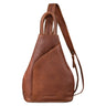 "Lyanna" Bolso Sling de Cuero Mujer 2-en-1 Mochila y Bandolera