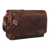 "Jan" Bolsa De Cuero Para Laptop 15,6" Para Hombre Y Mujer De Hombro