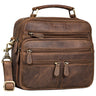 „Veland“ Bolso Messenger Vintage Para Hombre De Cuero Pequeña Cámara