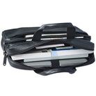 Businesstasche Leder schwarz mit Laptopfach 14 Zoll