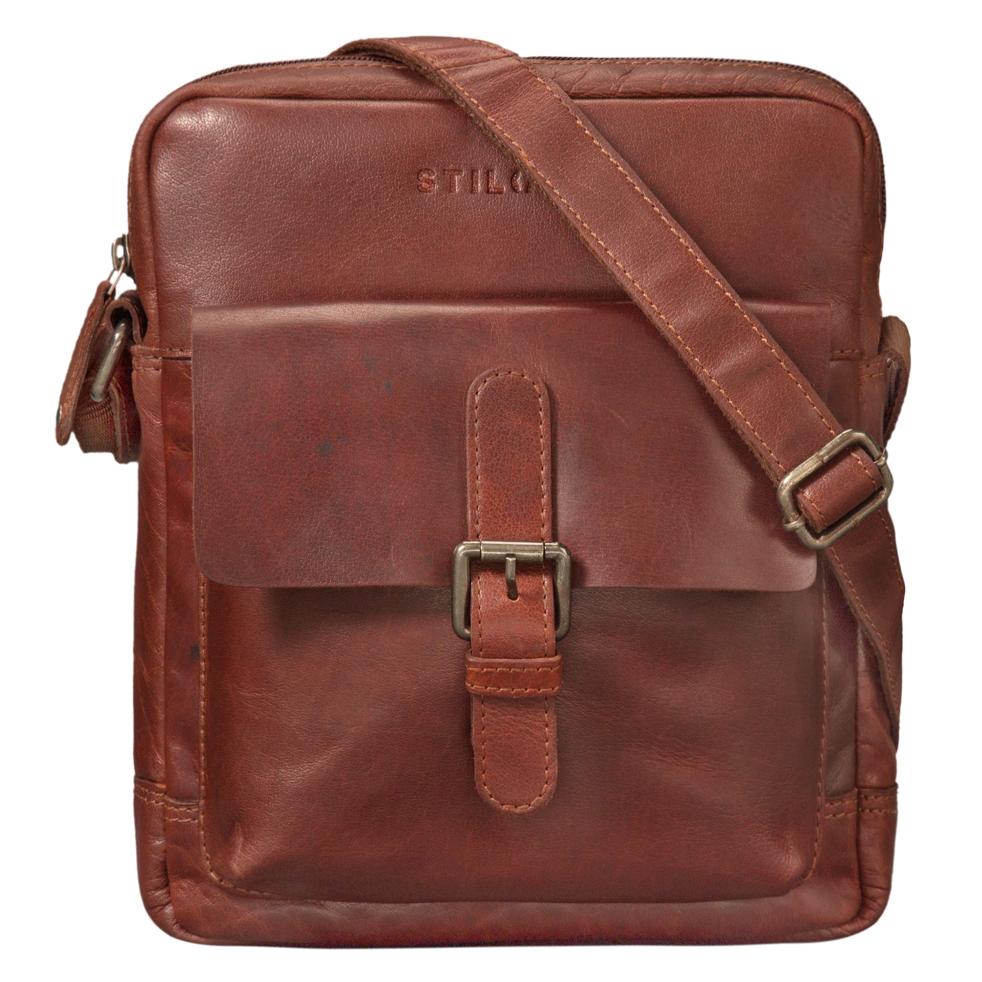 Leder Umhängetasche Retro braun