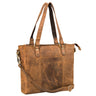 "Joy" 3-en-1 Bolsa Shopper Vintage de Cuero para Mujeres