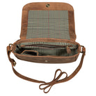 Damen Umhängetasche Leder Vintage