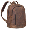 "Fred" Mochila de negocios cuero con estilo