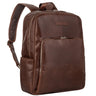 "Mariano" Elegante mochila para portátil de 15,6 pulgadas Piel