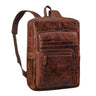 "Gilbert" Mochila Grande Cuero Hombre y Mujer Portátil 15 - 16 Pulgada
