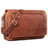 "Jan" Bolsa De Cuero Para Laptop 15,6" Para Hombre Y Mujer De Hombro
