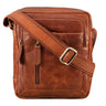 "Jamie" Bolso De Cuero Hombre Vintage Pequeño Para Viaje Y Diario