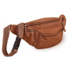 Segunda opción "Eliah" Riñonera o bolsa de cuero vintage