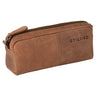 "Spencer" Estuche Cuero Vintage con Cremallera Organizador Cosméticos