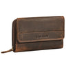 "Lissy" Cartera Mujer Cuero Grande Elegante Monedero con RFID