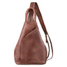 "Lyanna" Bolso Sling de Cuero Mujer 2-en-1 Mochila y Bandolera