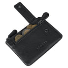 Karten Etui Leder schwarz