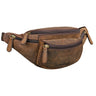 "Eliah" Riñonera o bolsa de cuero vintage