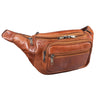 Segunda opción Bolso riñonera bandolera de piel estilo retro
