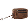 Segunda Opción "Nero" Bolso mano piel vintage