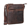 „Aspen“ Bandolera Pequeña De Cuero Vintage Mini Messenger Bag