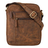 "Diego" Bolsa Vintage de Cuero para Hombre Pequeña para 9.7 Pulgadas
