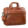 "Alberto" Bolso Bandolera de Piel Maletín Portátil 15,6'' para Hombre