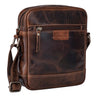 "Brian" Bolsa Vintage de Cuero para Hombro Pequeña Messenger