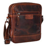"Brian" Bolsa Vintage de Cuero para Hombro Pequeña Messenger