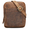 "Costa" Pequeña Bolsa de Cuero para Hombre Vintage Bandolera
