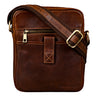 "Brent" Pequeño Messenger Bag de Cuero Crossbody para Hombre