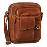 "Ryan" Bolso De Cuero Hombre Pequeño Vintage Para Llevar Al Hombro