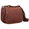 Segunda opción "Mia" Bolso pequeño de cuero vintage para mujer