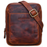 "Costa" Pequeña Bolsa de Cuero para Hombre Vintage Bandolera