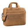 "Alberto" Bolso Bandolera de Piel Maletín Portátil 15,6'' para Hombre