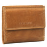 "Monew" Cartera Hombre Pequeña Cuero Vintage con Protección RFID