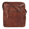 „Garcia“ Bolso Pequeño De Cuero Marrón Vintage Tipo Messenger Hombre