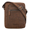 "Bruce" Bolsa Vintage de Cuero para Hombre Pequeña para Hombro