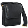 „Pete“ Bandolera De Cuero Hombre Pequeña Vintage Messenger Bag