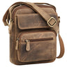 "Amir" Bolso de Cuero para Hombre Pequeño Estilo Bandolera