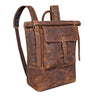 "Chris" Mochila Cuero XL Grande para Laptop hasta 17 Pulgadas Moderna