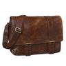 "Kai" Bolso de mensajero de piel para portátil de 15 6"