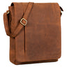 "Paul" Bolso de mensajero de cuero vintage