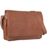 Segunda opción "Alex" Bolso de mensajero de piel vintage