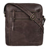 „Garcia“ Bolso Pequeño De Cuero Marrón Vintage Tipo Messenger Hombre