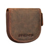 "Cash" Monedero Vintage Cuero con Cremallera Slim Cartera Pequeña